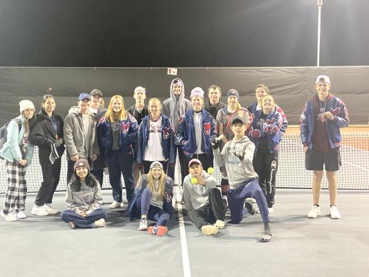 Madisonville varsity tennis team CAMPBELL ATKINS