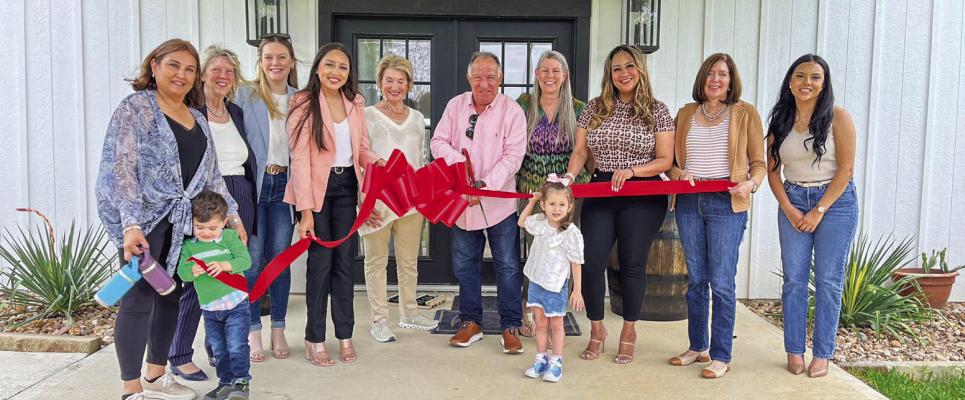 The Madison County Chamber of Commerce hosted a ribbon cutting ceremony for J&amp;P Farm House Venue Tuesday, April 23. J&amp;P Farm House is a wedding and event venue located at 6191 Bethel Cemetery Rd in North Zulch. To book your next event, call (832) 823-3077. COURTESY PHOTO