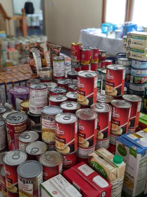 Annual Food for Families food drive 