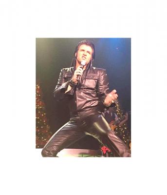 Travis Powell, one of the top Elvis Presley impersonators in the world, will be performing in Huntsville’s Old Town Theater on August 7. COURTESY PHOTO