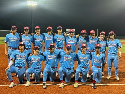 COURTESY PHOTO: The Varsity Mustangs baseball team ended the season with their final game against Spring Hill on Friday, May 3, with a 16-13-1 overall record. 
