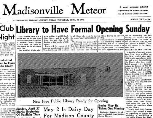 Madison County Library celebrates 55 years